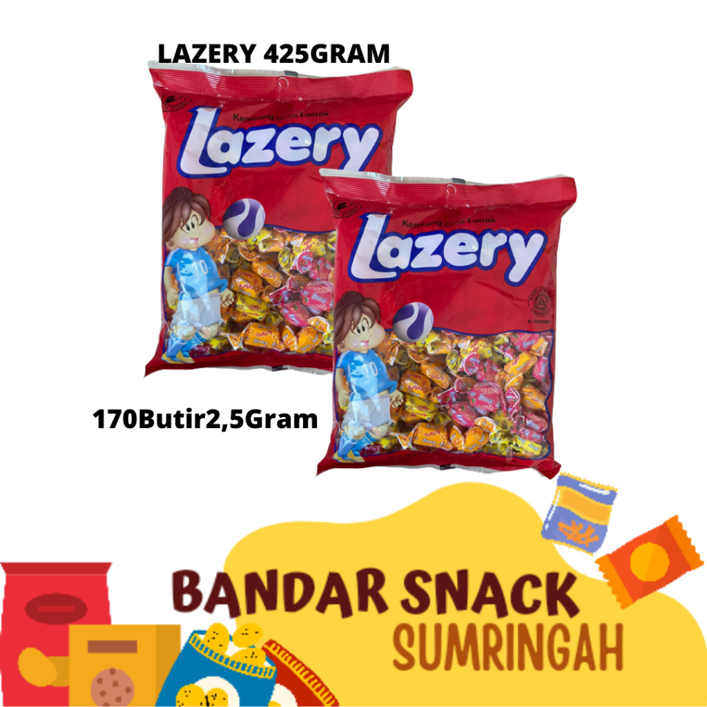 

CANDY LAZERY YOGURT SAK BESAR 425GRAM ISI 170BUTIR