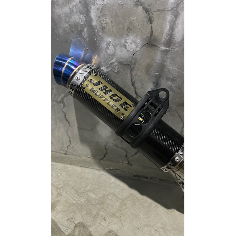 Knalpot MX king Carbon JhoeMuffler