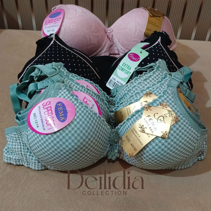 BH BUSA / BRA WANITA TANPA KAWAT / BH FEMA SUPER SOFT