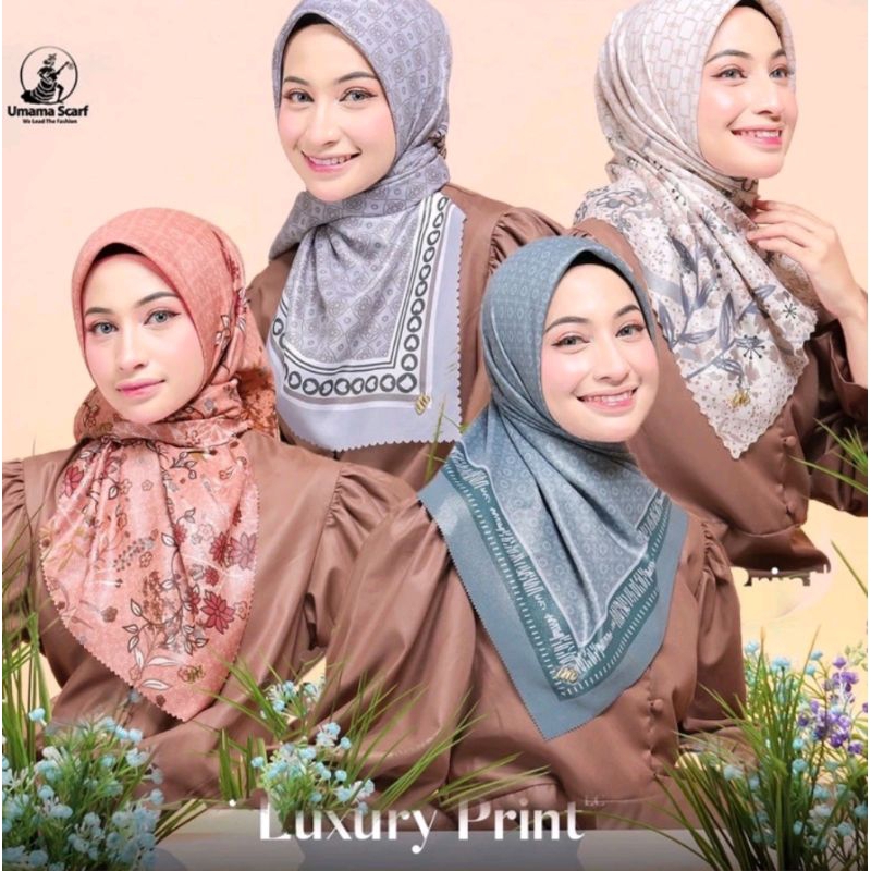 LUXURY PRINT LC UMAMA SCARF GLAMOR MOTIF