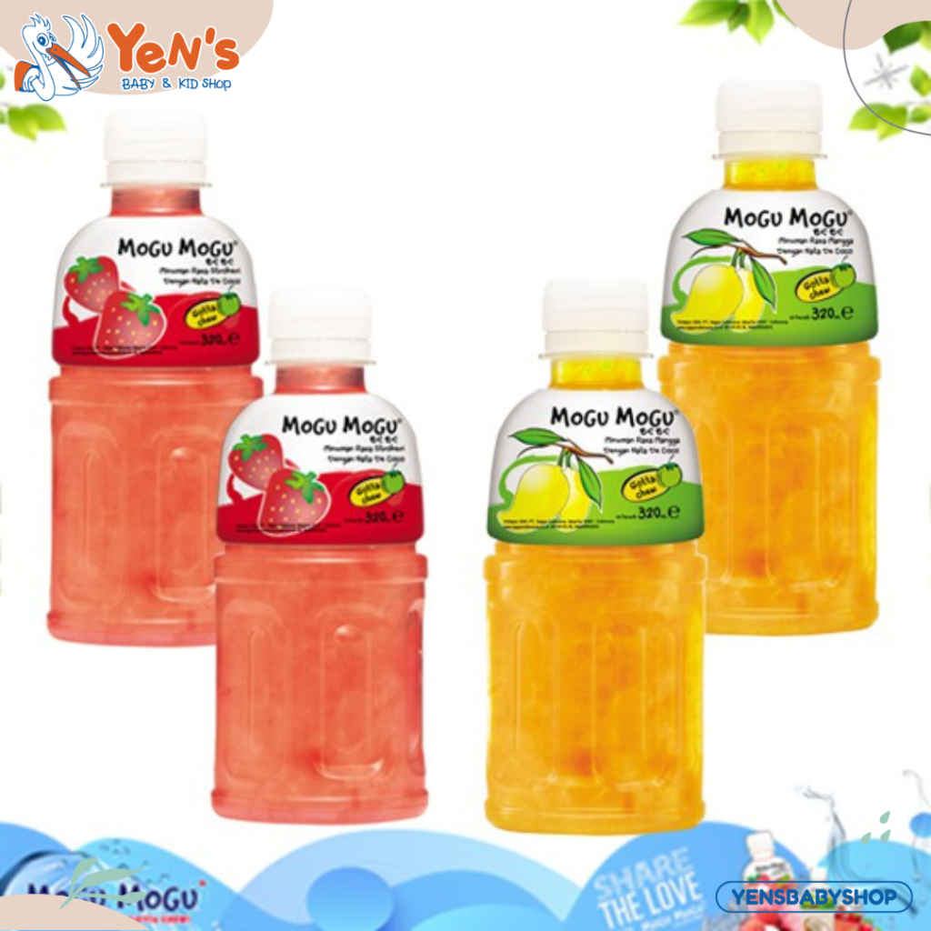 

Mogu Mogu minuman dengan rasa jus buah pilihan 320ml