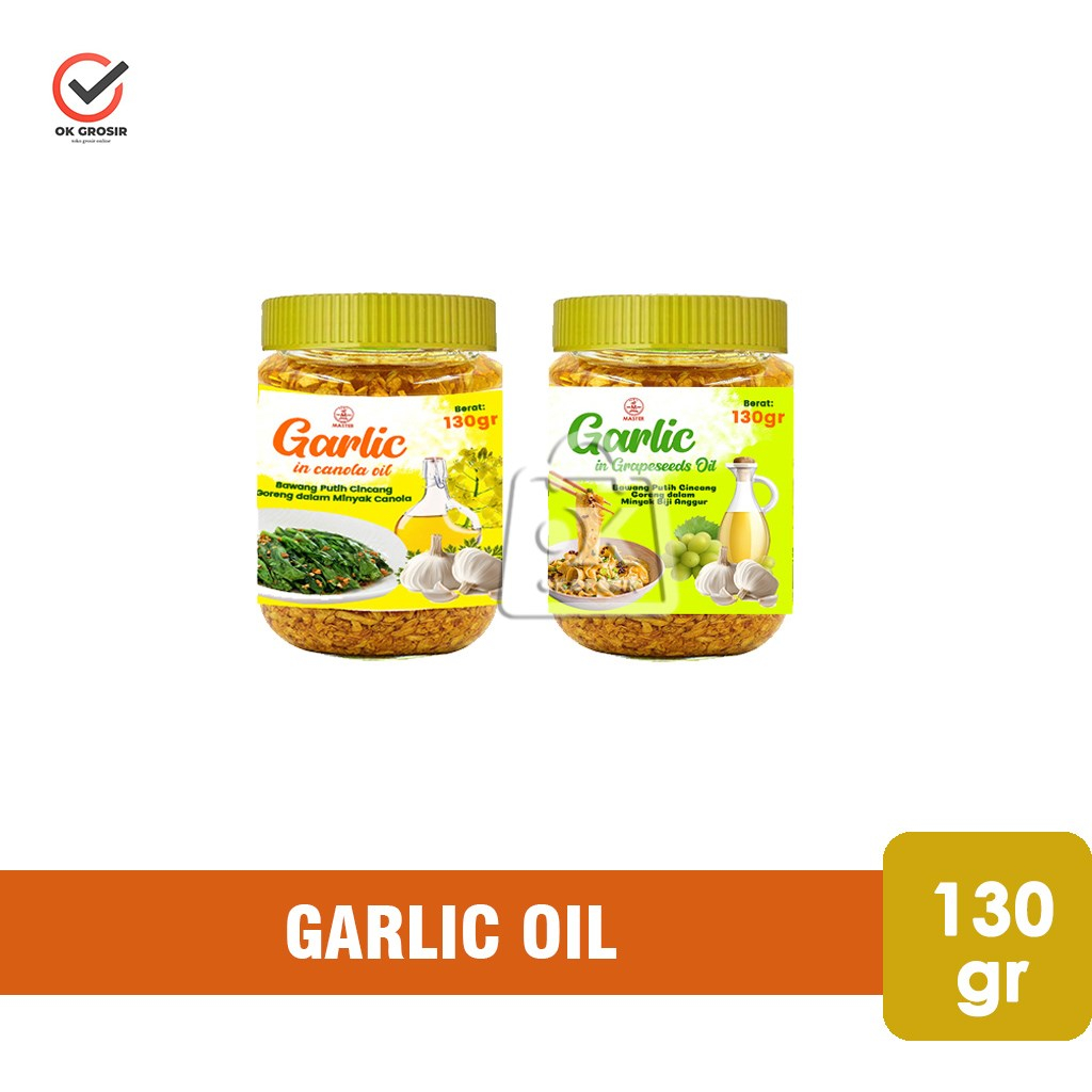 

Minyak Bawang Putih Goreng Minced Garlic Oil in Canola Oil (Botol 130gr)