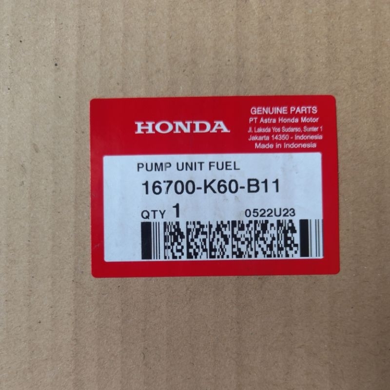 fuel pump Vario 125 LED 2017 original AHM.