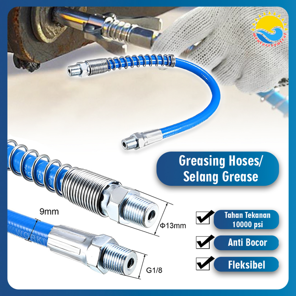 Rejeki.Maju Grease Gun Coupler Alat Aplikasi Minyak Gemuk Grease Gun Coupler Grease Coupler Kepala