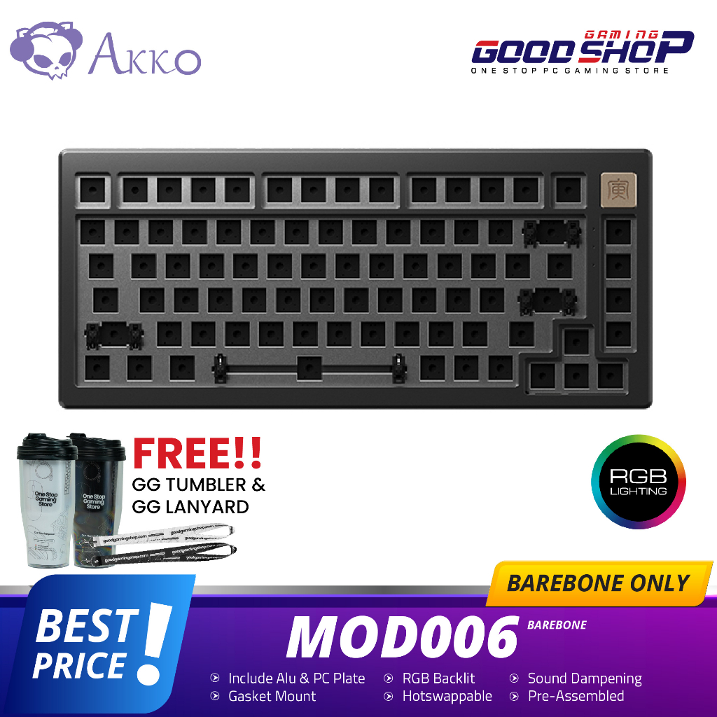 Akko Mod006 / Mod 006 Mechanical Keyboard KIT - Barebone