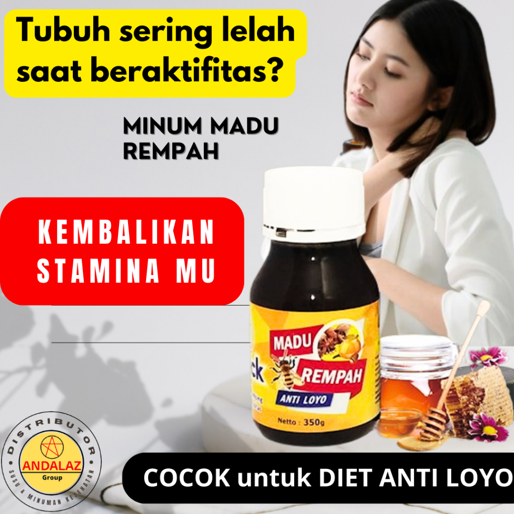 

Madu Asli 100% di Tambah Rempah-rempah Pilihan Untuk Stamina Pria Wanita Dewasa Anti Loyo - Cocok Untuk Diet Menurunkan Berat Badan - Melancarkan BAB - Mengurangi Nyeri Sendi - Madu Asam Lambung Untuk Mengobati Asam Lambung