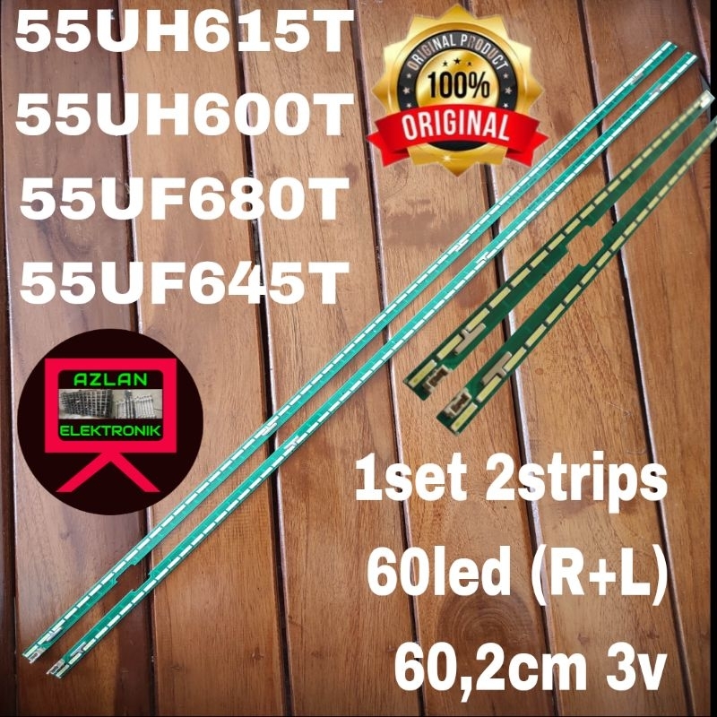 BACKLIGHT LED TV LG 55UH615T 55UH600T 55UF645T 55UF680T 60LED 3V