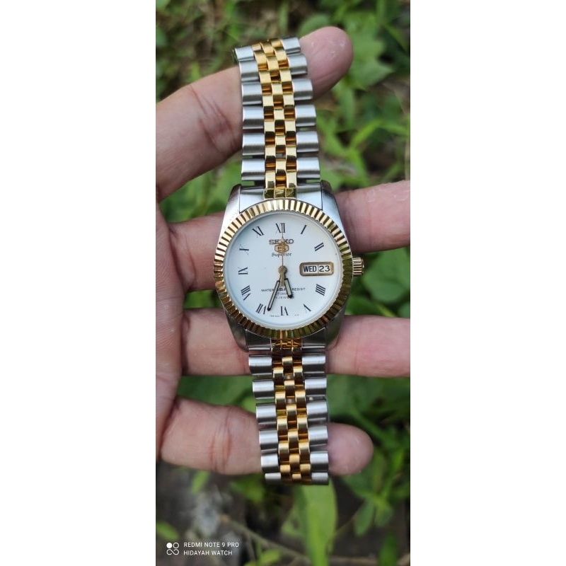 seiko 5 superior automatic all fungsi normal mulus