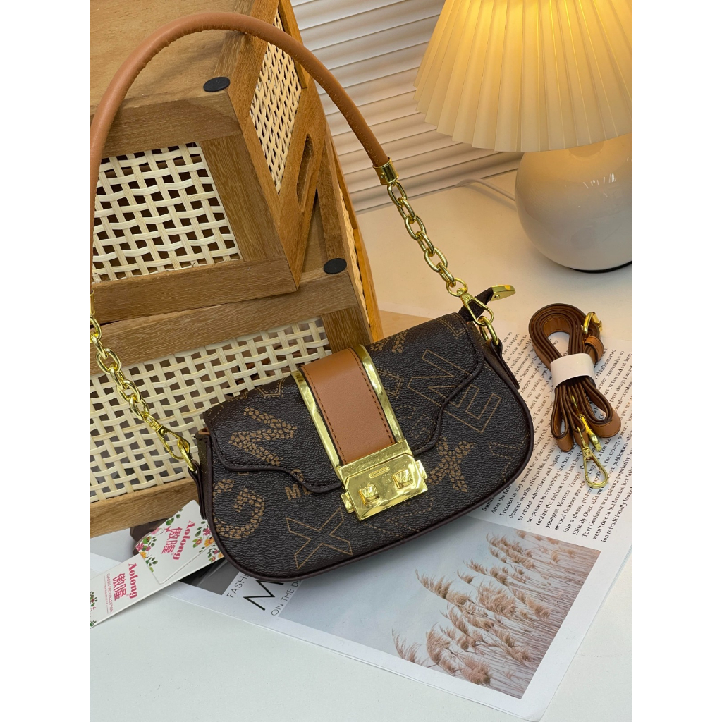 Aolong KEIZHA Tas Selempang Wanita Tas Import Original Bahan Kulit PU Leather Model Terbaru Cocok Un