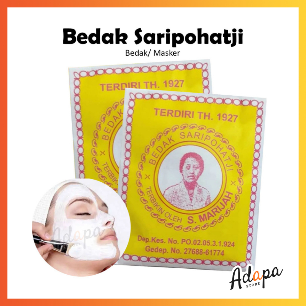 ❤ ADAPA ❤ Bedak Saripohatji Original 100% / Bedak Dingin Masker Saripohatji Penghilang Jerawat