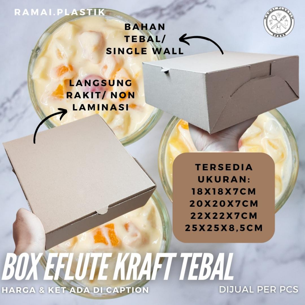 

Dus Kraft Tebal uk 20 Box Eflute Box Hamper