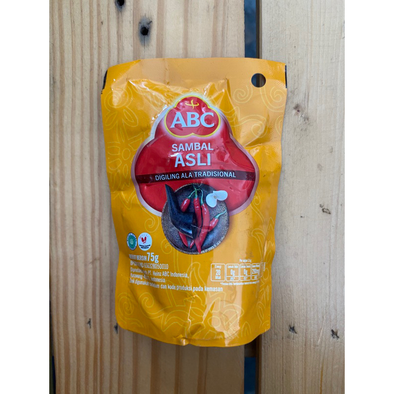 

ABC Sambal asli pouch mini