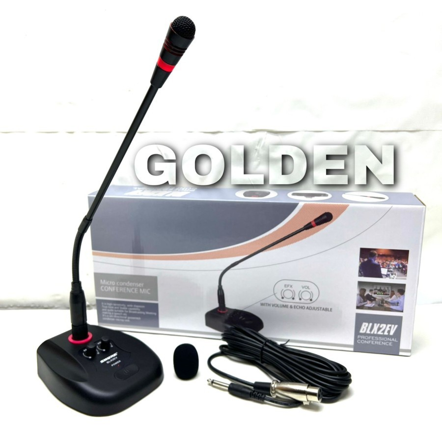 Mic Kabel Mimbar Meja Shure BLX 2 EV