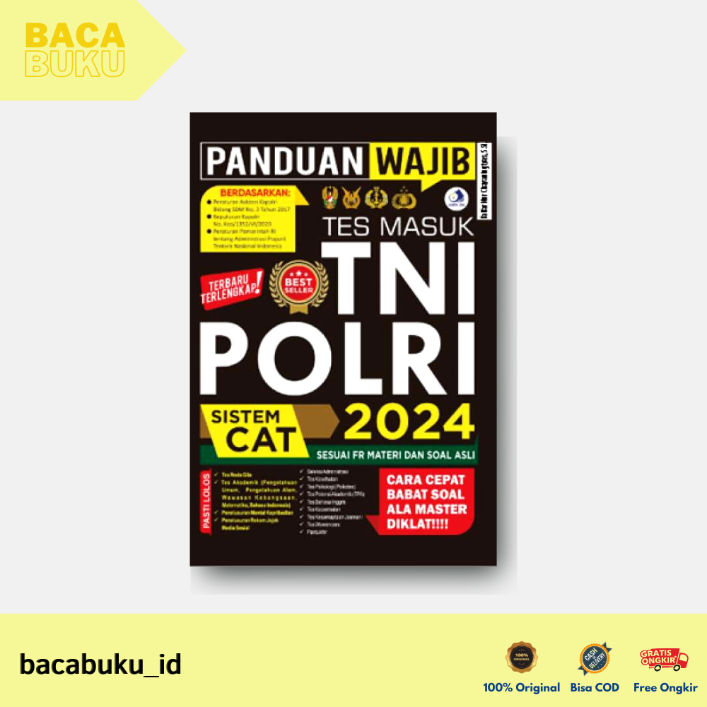 PANDUAN WAJIB TES MASUK TNI POLRI 2024 - Kompas Ilmu