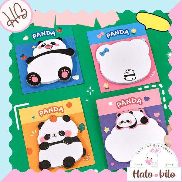 

Sticky notes karakter hewan panda lucu cute mini memo kawai HB1512