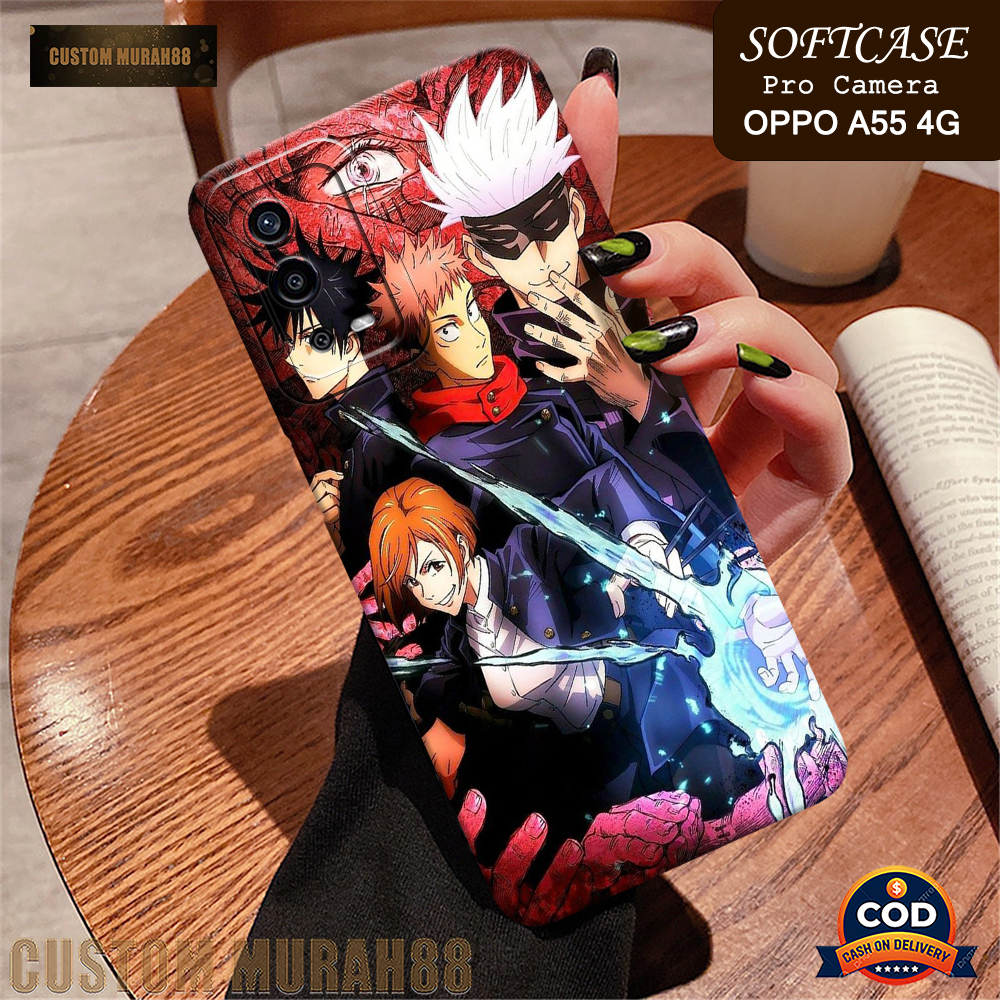 Case Oppo A55 4G Terbaru - Fashion Case ANIME - Casing Hp Oppo A55 4G - Softcase Pro Camera Oppo A55