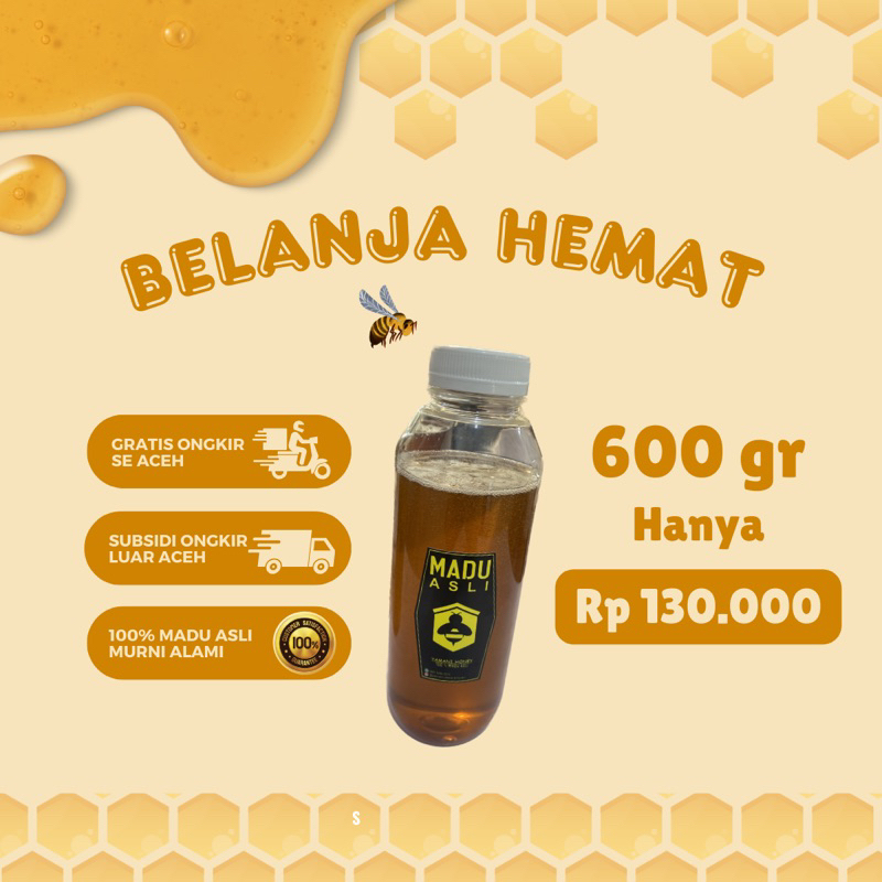 

MADU HUTAN ASLI ALAMI 600gr