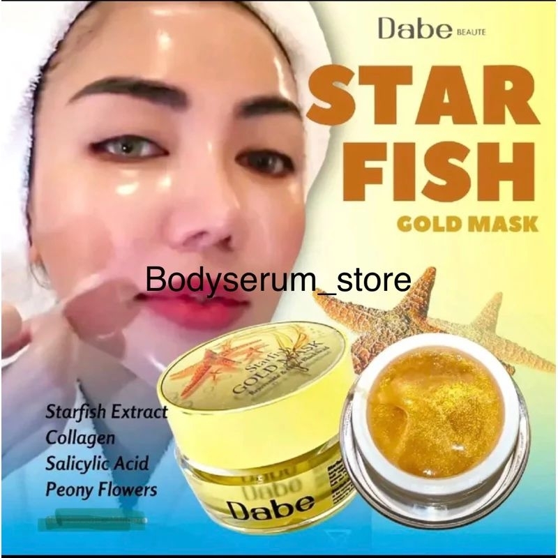 masker gold bintang laut