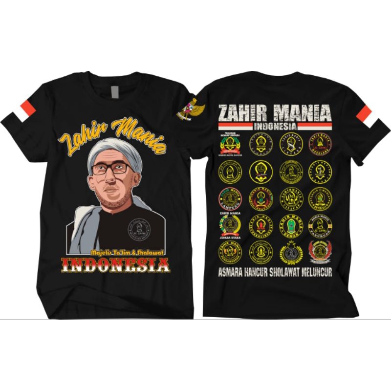 kaos zahir mania dewasa, kaos az zahir, kaos zahir mania indonesia, kaos habib bidin