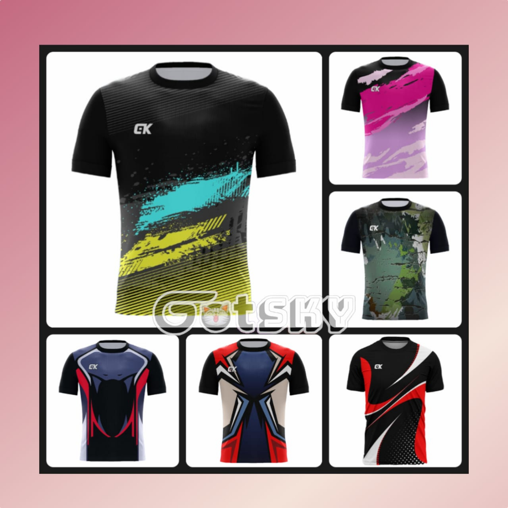 KAOS JERSEY PRINTING PRIA/WANITA (UNISEX) CK TR.068 - TR.073