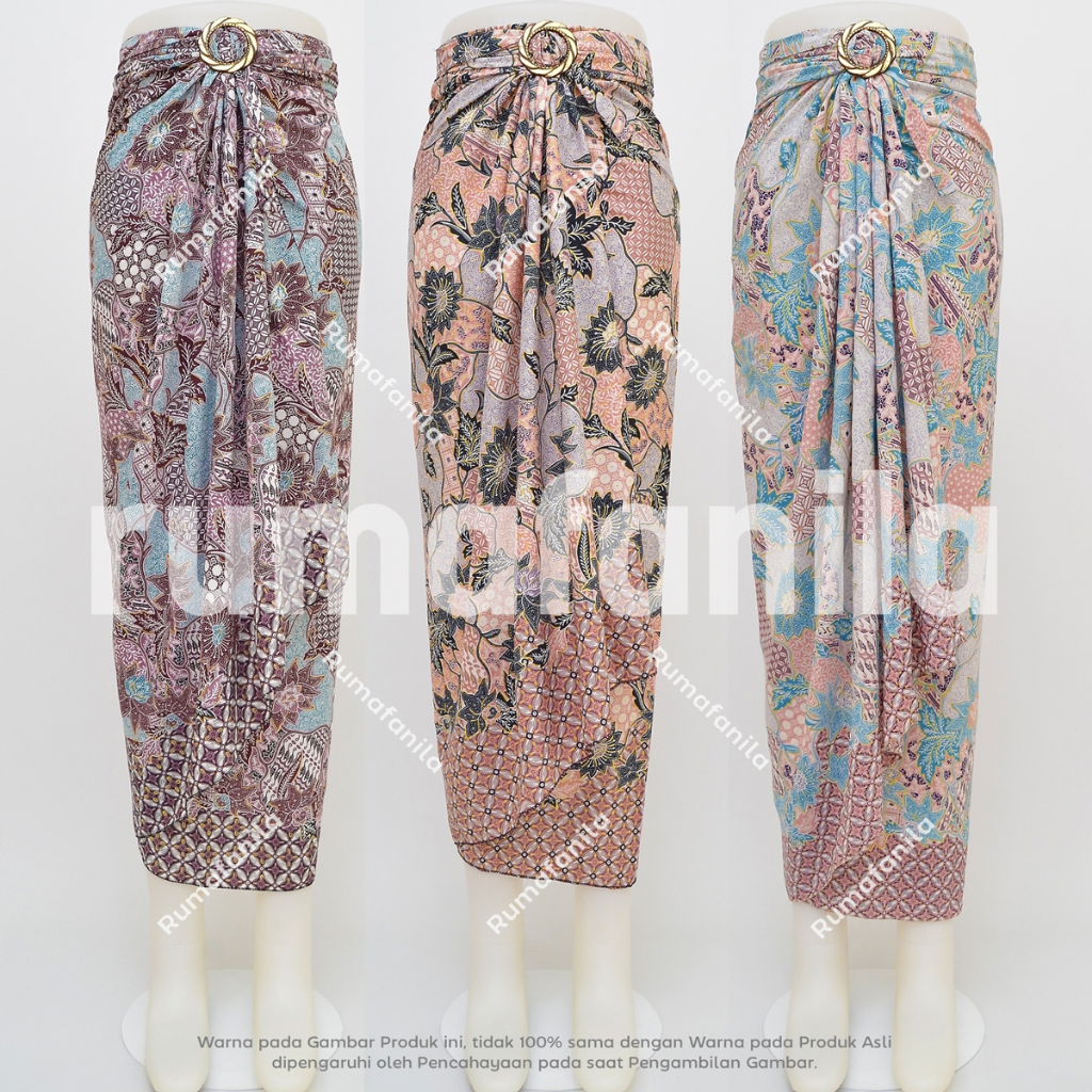Rok Lilit Batik Kebaya Modern Bawahan Wanita Jumbo Kain Batik Lilit Premium Pakaian Tradisional Pest
