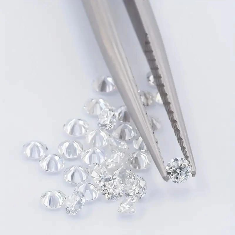 Moissanite Ukuran Kecil 3.0mm sampai 3.75mm