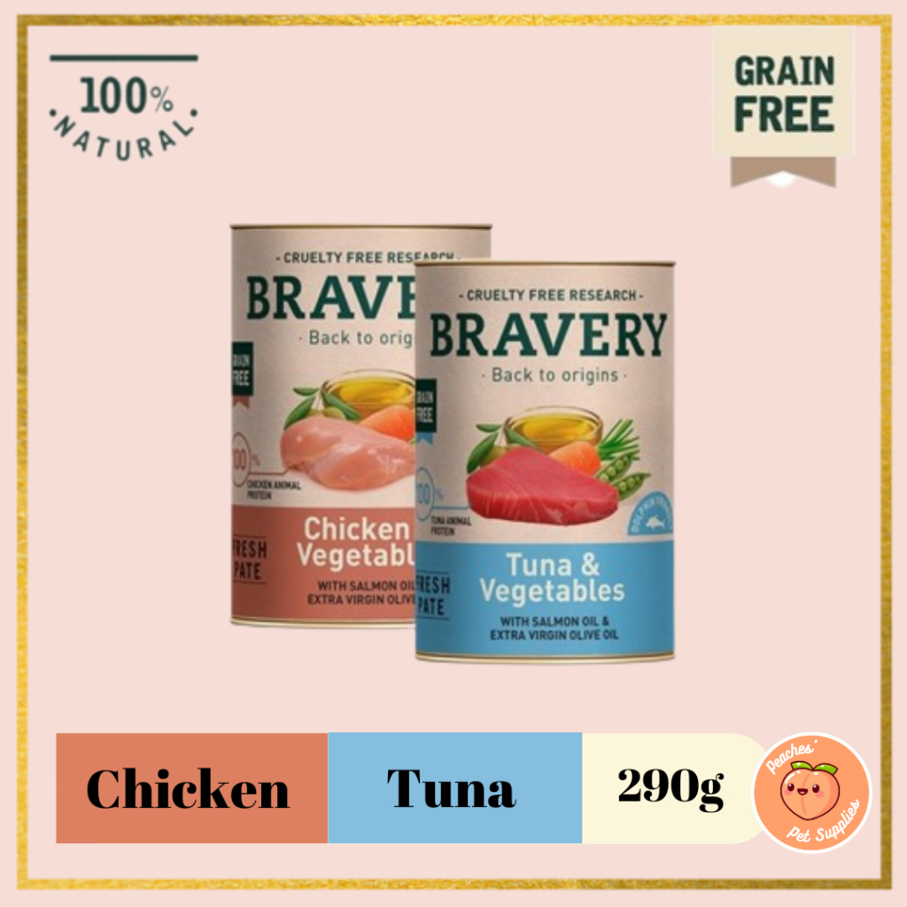 Bravery Dog - Wet Food for Dogs Kaleng 290g