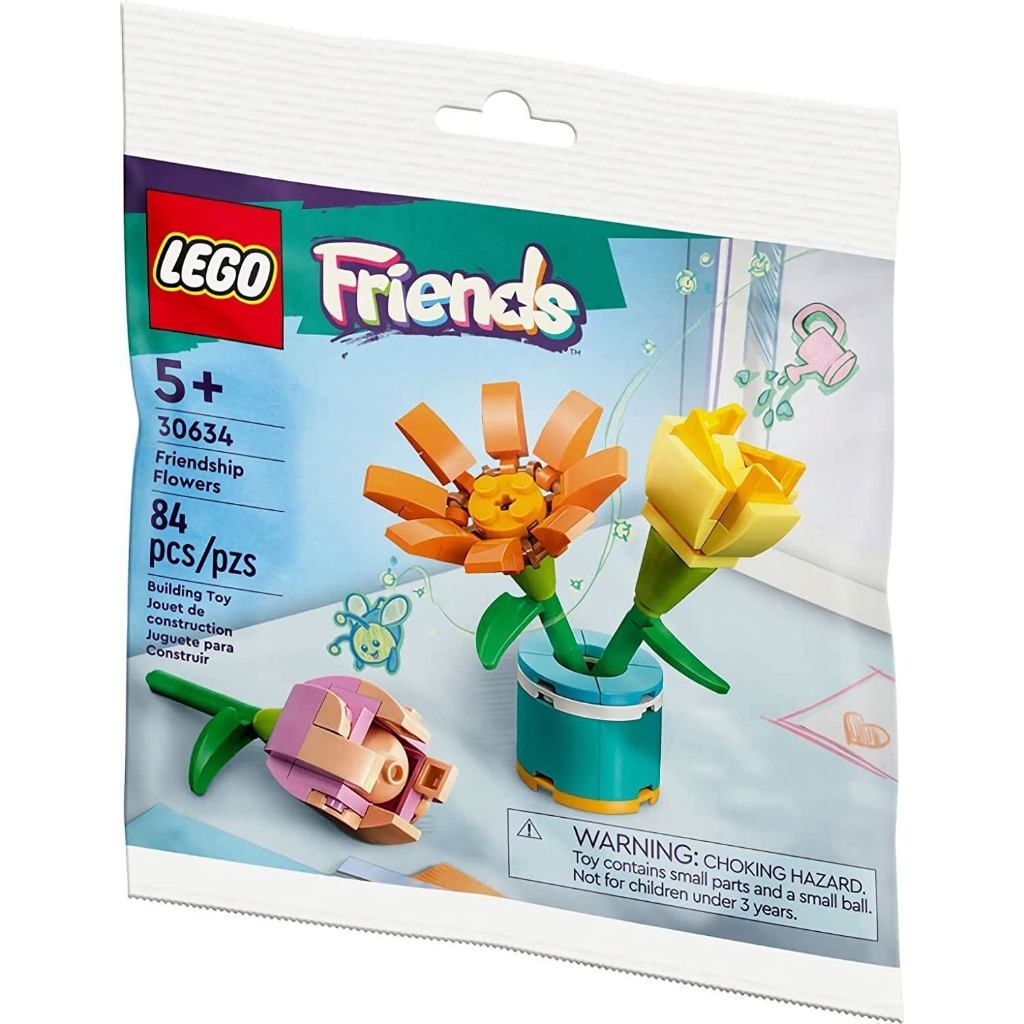 LEGO Friends - 30634 Friendship Flowers Polybag Friend Building Toy Heart Valentine Creator Tulip Ro