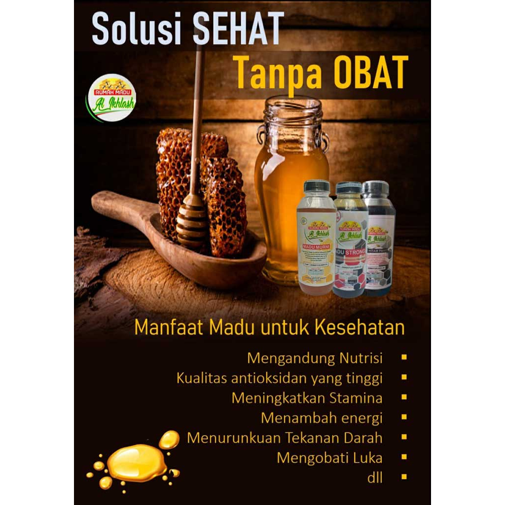 

Madu Al-Ikhlas Madu Strong (Madu Murni + Habbatussauda + Pasak Bumi) Rumah Madu Al-Ikhlas