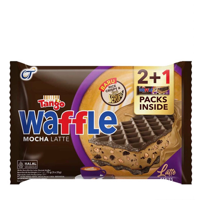 

Tango waffle 75g mocha Latte choco hazelnut cookies cream