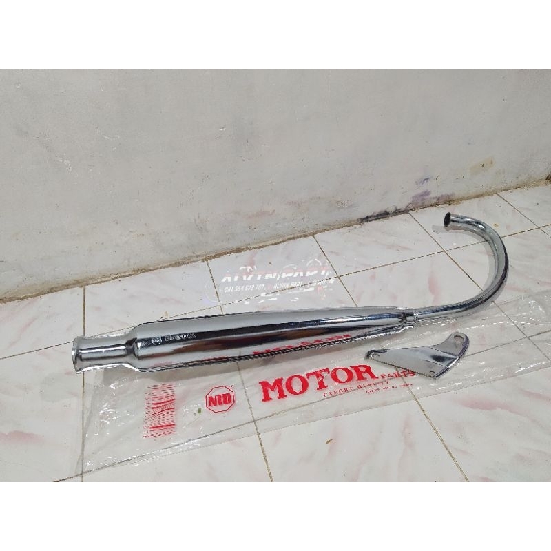 Knalpot corbi cb125 corbi ntd standart bahan tebal knapot honda cb 125