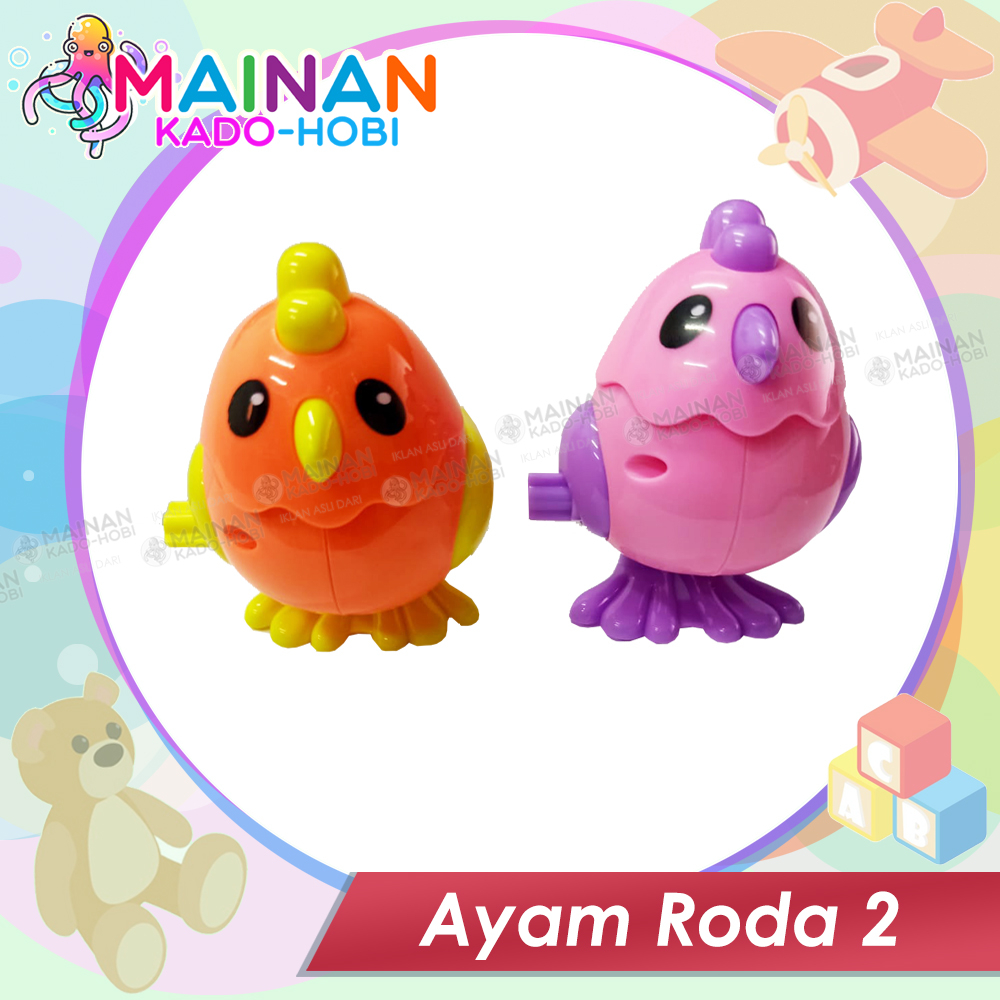 HADIAH ULANG TAHUN MAINAN KADO ANAK BONEKA AYAM PATOK PUTAR BERJALAN