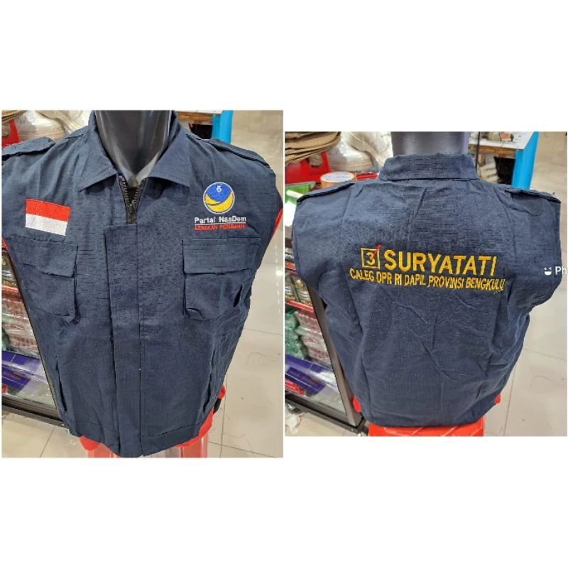 Rompi Nasdem#rompi caleg nasdem