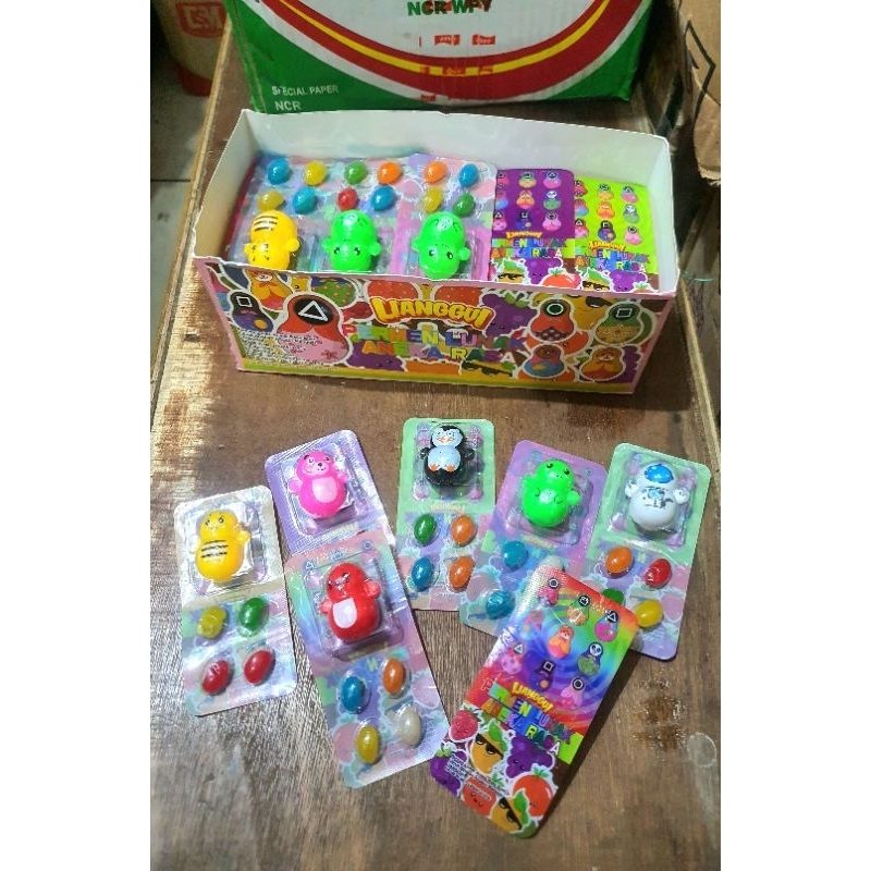 

Permen Cemilan Snack Karakter Dakochan Dakocan Kartun Hewan Binatang Mix (isi 30 pcs)