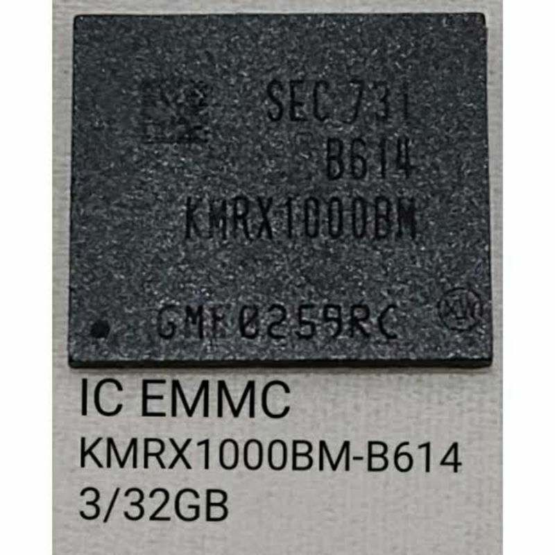 IC emmc kmrx1000bm