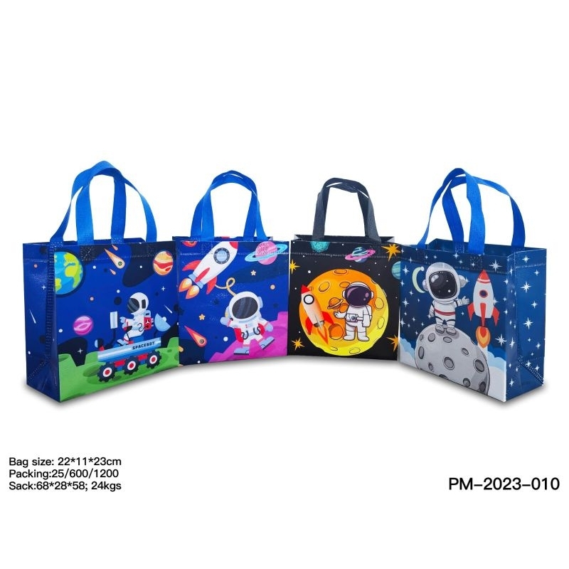 

goodie bag astronot / tas souvenir ulang tahun gambar astronot