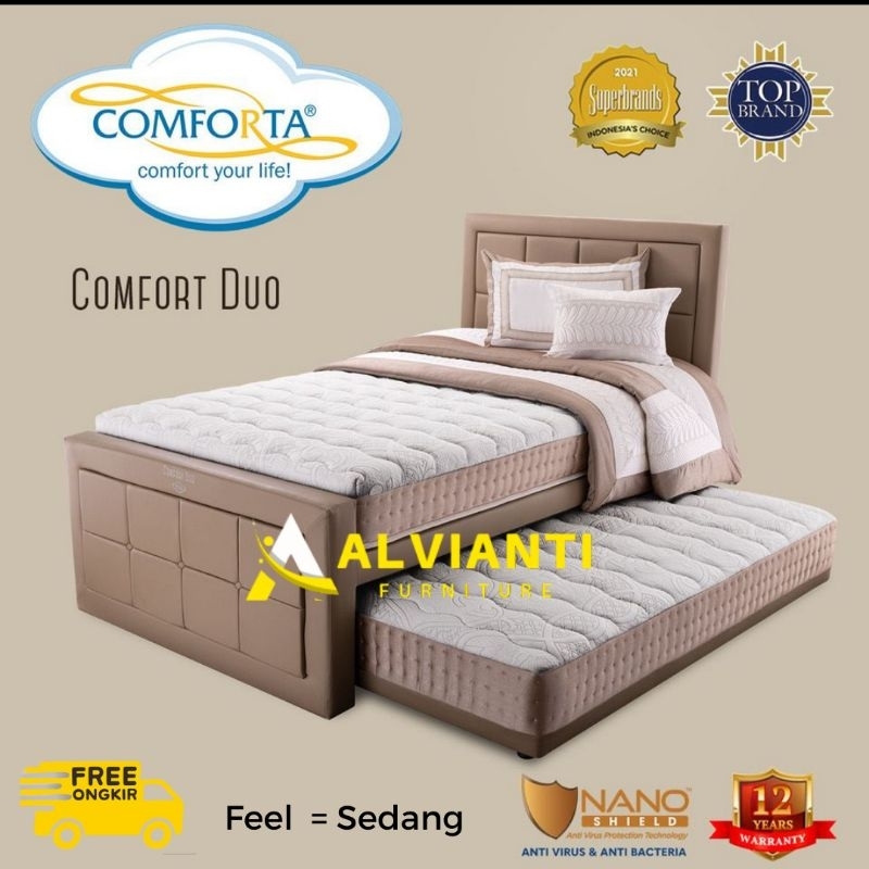 Comforta Comfort Duo Full Set Full Set 120 x 200 120 x 200 Kasur Spring Bed Springbed