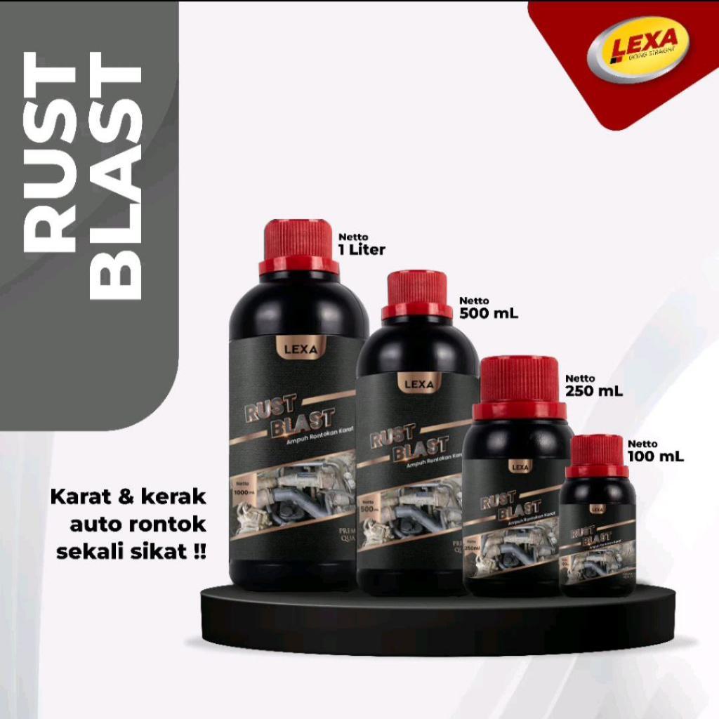CAIRAN PEMBERSIH KARAT /PERONTOK KARAT KENDARAAN - LEXA RUST BLAST