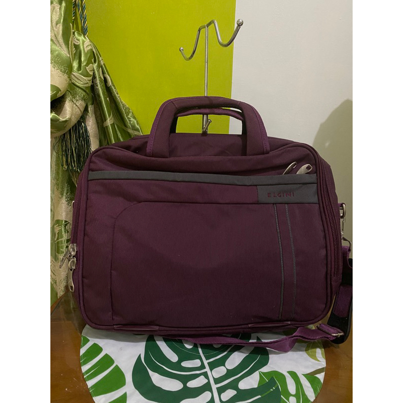 tas laptop kerja elgini maroon