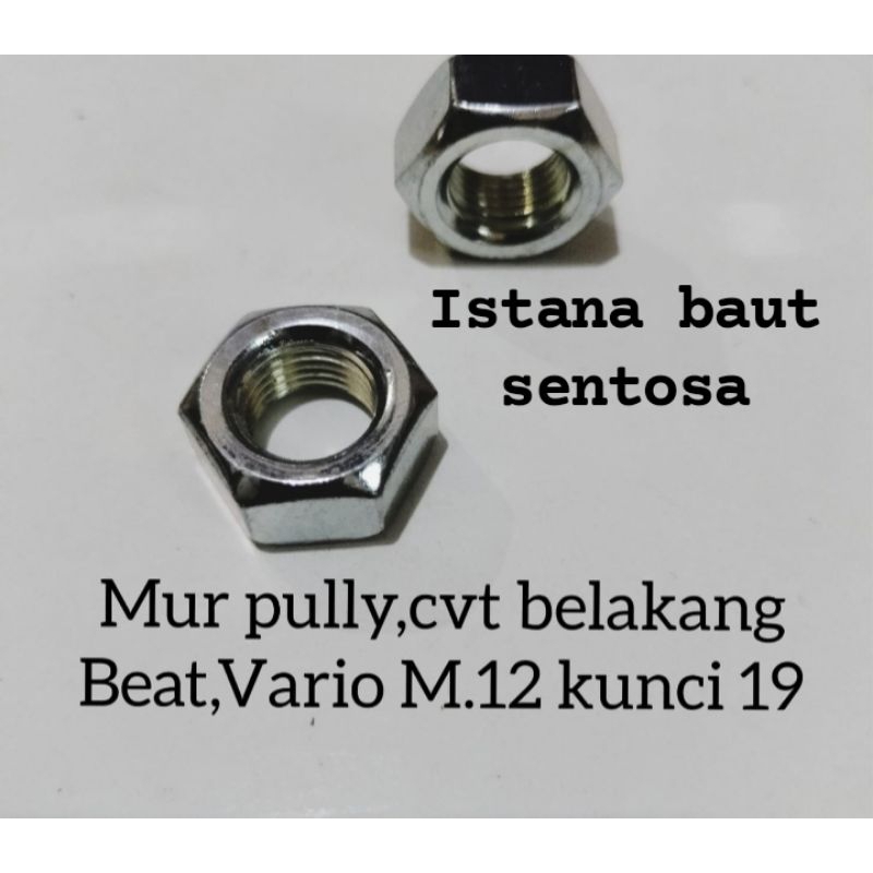 Mur pully,cvt belakang beat,vario M.12 kunci19