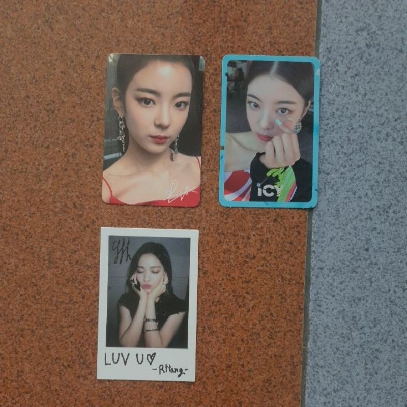 photocard Itzy Icy Lia, polaroid ryujin official