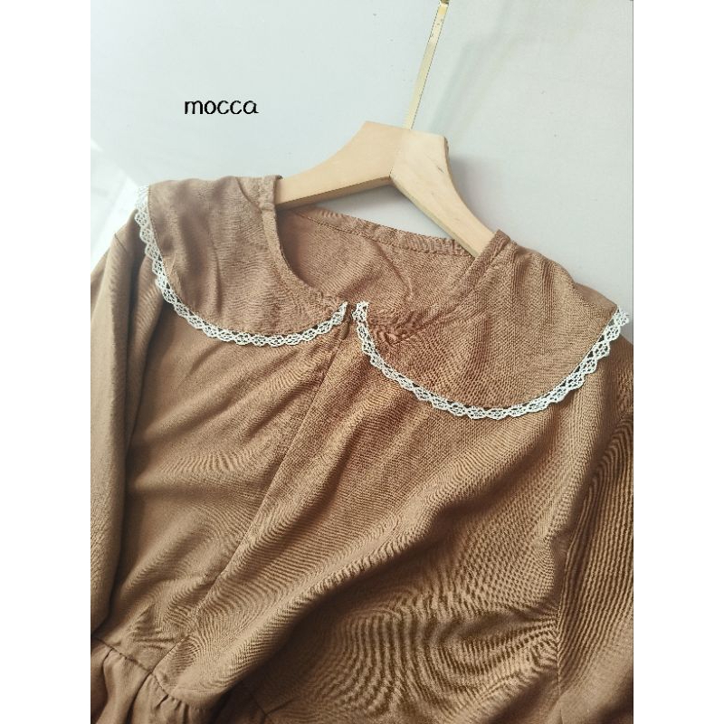 MIDI DRESS RUFFLE/GAMIS BUSUI POLOS/GAMIS RAYON