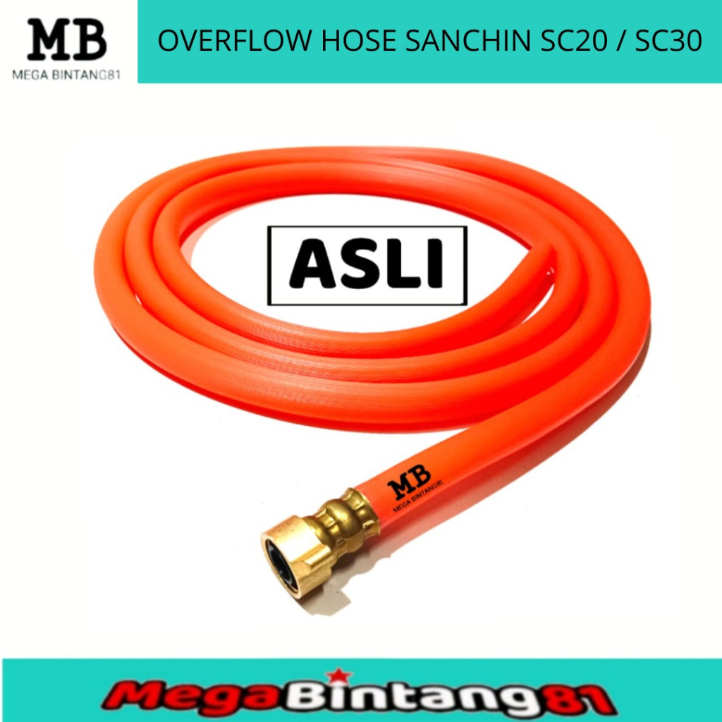 Selang buang sirkulasi power sprayer Sanchin SC20 SC30 Asli Overflow hose Sanchin SC20 SC30 mesin cu
