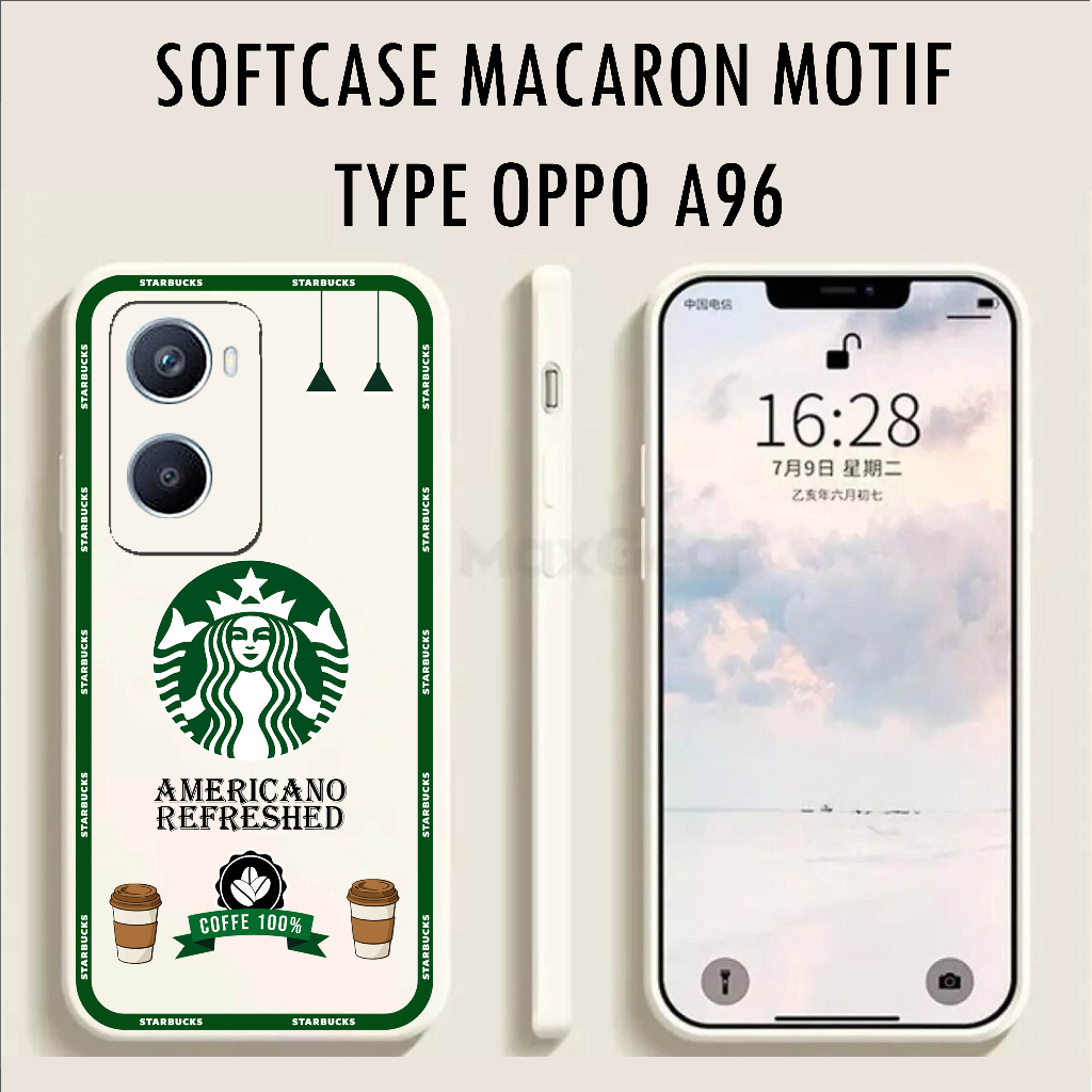 [UV12] Softcase Motif Case OPPO A96 | Case Macaron OPPO A96 | Case OPPO | Case Handphone | Casing Ha