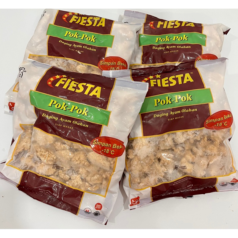 

Fiesta Chicken Pok Pok 400 Gr | Daging Ayam Olahan | Frozen Food Murah