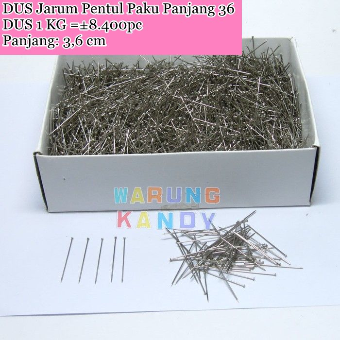 Jarum Pentul Paku Panjang 36 DUS 1kg