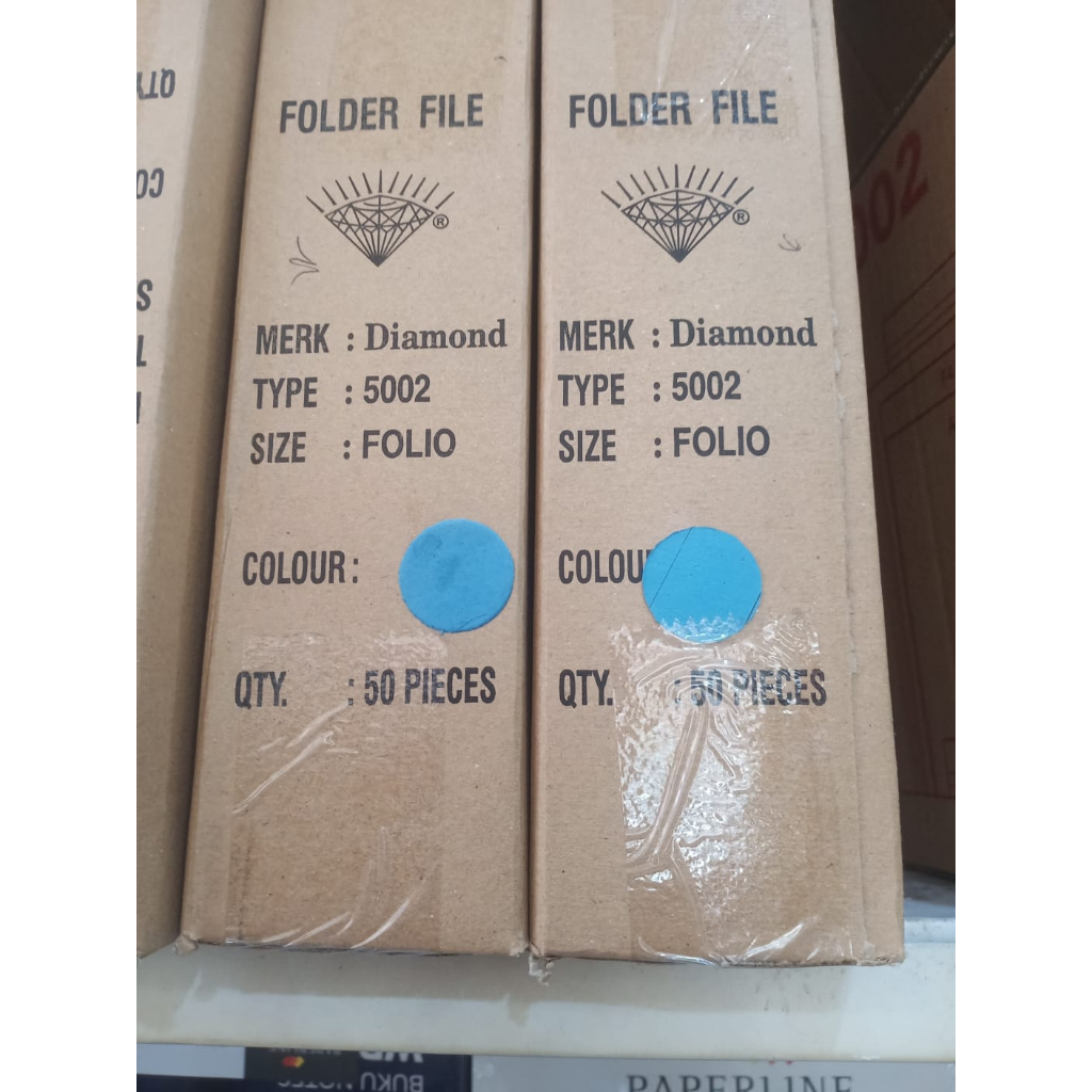 

STOP MAP KERTAS 5002 DIAMOND BIRU 1 DUS ISI 50 PCS