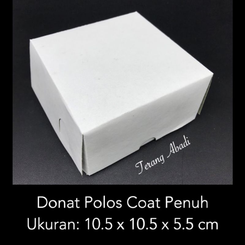 

Dus Donat Polos Putih Coat 10.5 x 10.5 x 5.5 cm / Dus Snack / Dus Hajatan / Kotal Snack Roti Kue / Kardus Donat