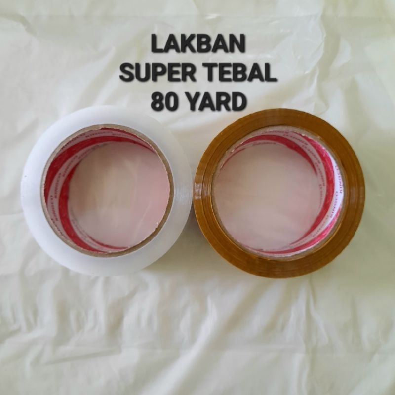 

Lakban Bening & Coklat Super Tebal 80 Yard KINGCO