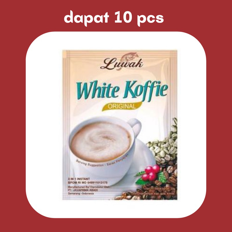 

Luwak White Coffe (10 PCS)